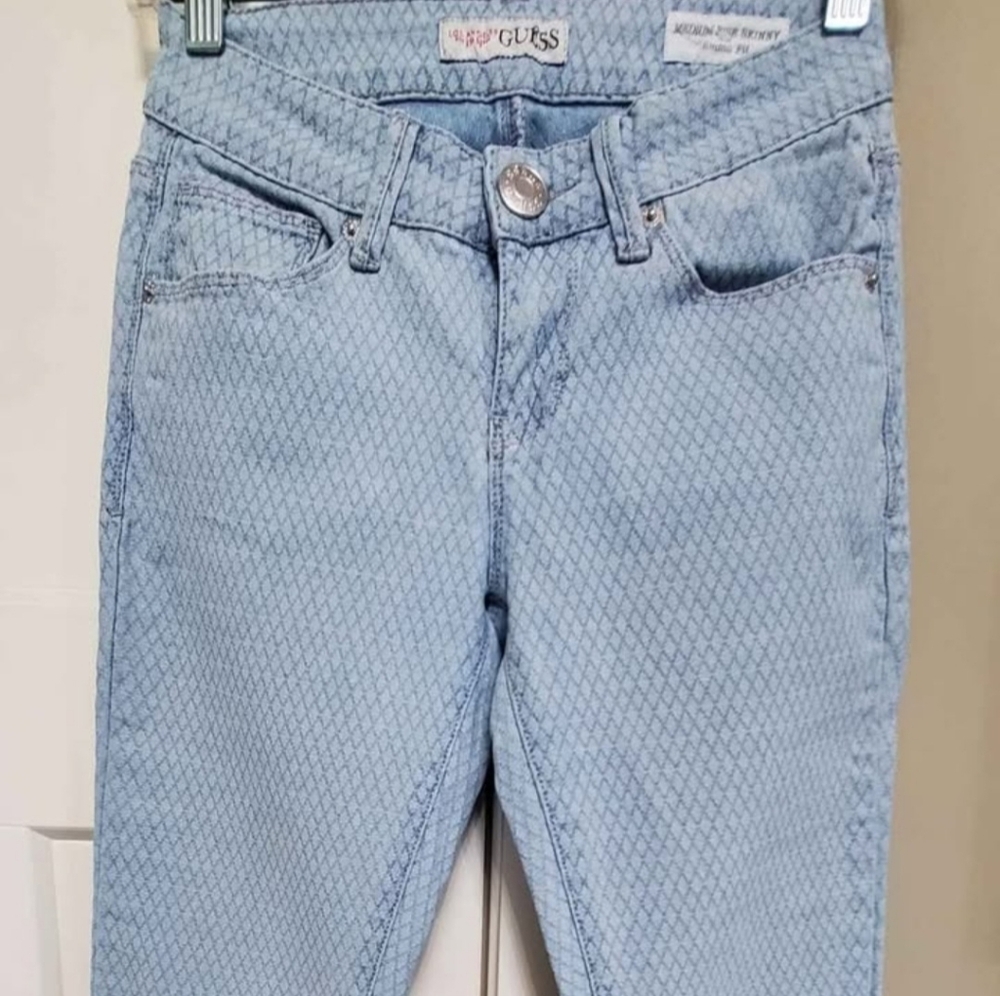 Light Blue Patterned Jeans - Picture 12 of 14